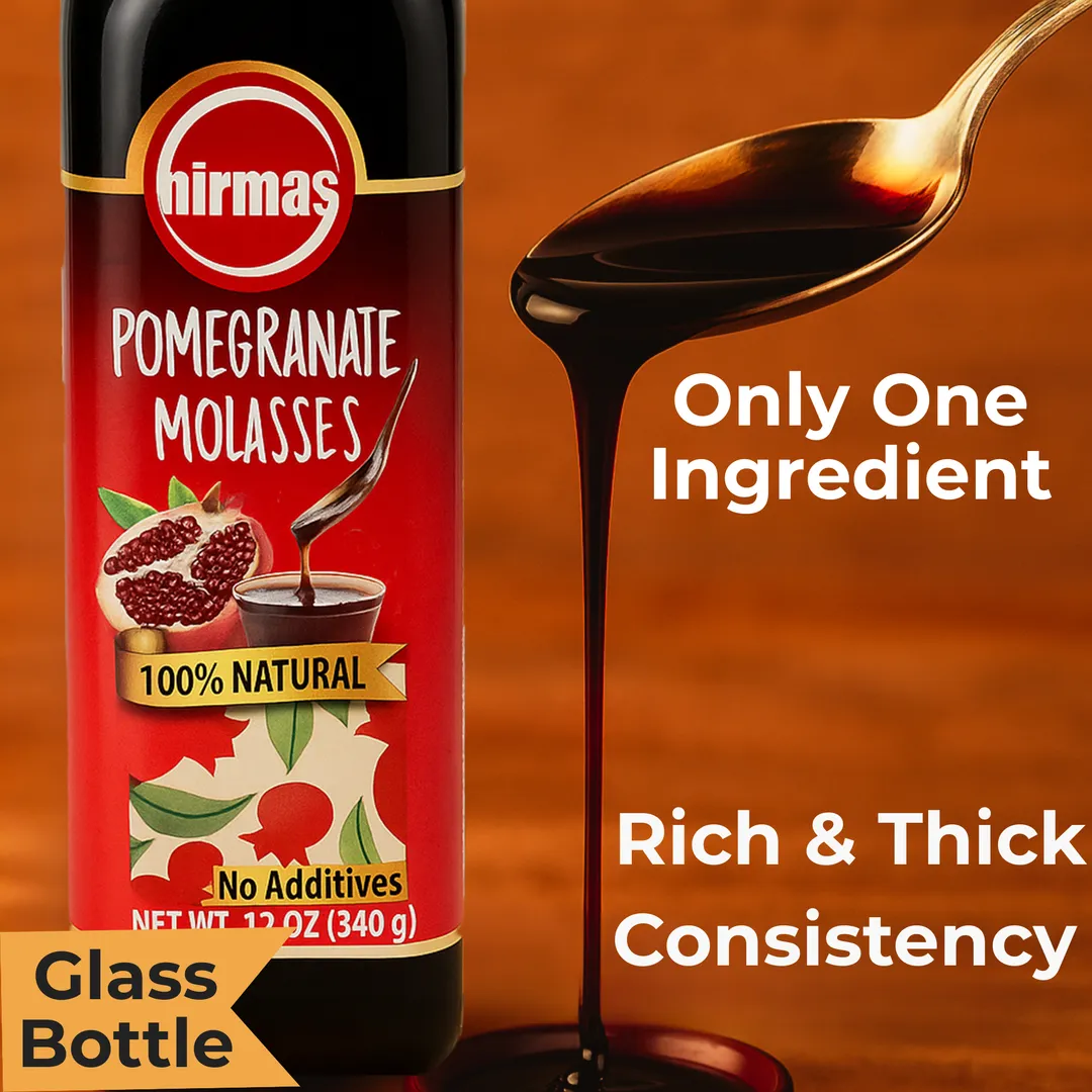 Hirmas Pomegranate Molasses 12oz Sweet & Sour Sauce