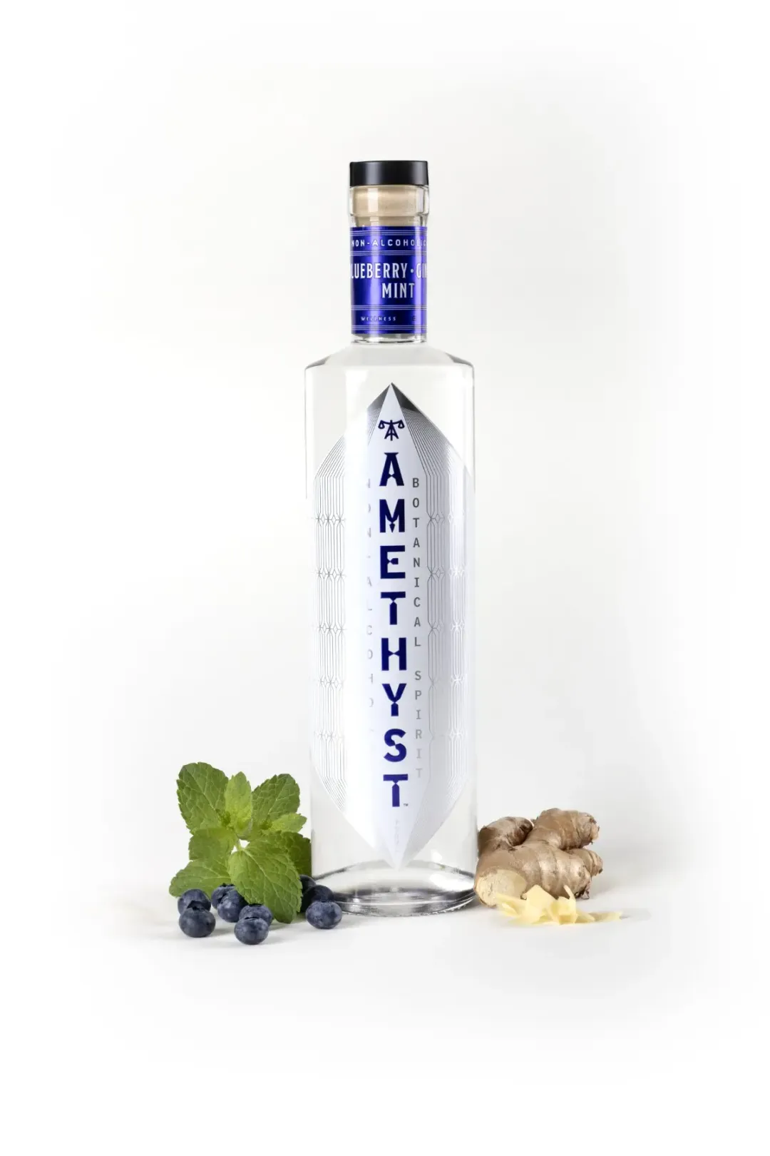 Amethyst Botanical Spirit – Blueberry Ginger Mint