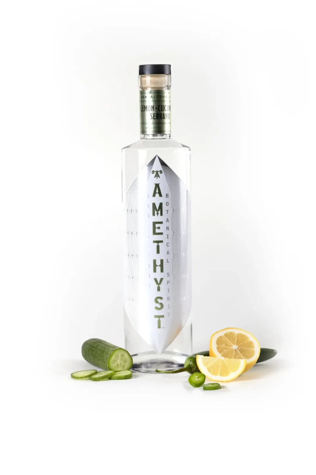 Amethyst Botanical Spirit - Lemon Cucumber Serrano