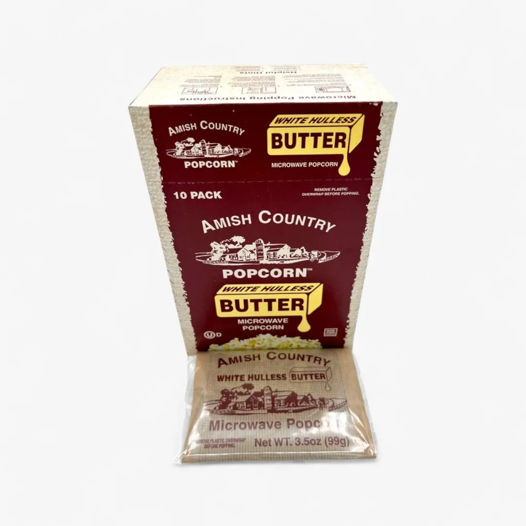 10pk Microwave Buttery White Popcorn  **NEW**