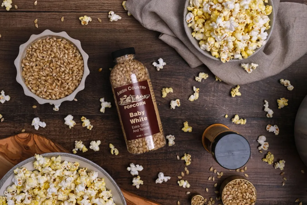 14oz Bottle of Baby White Popcorn