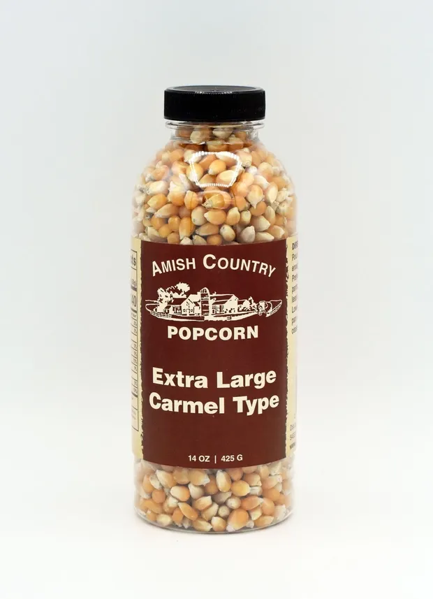 14oz Bottle of Extra Large Caramel Popcorn