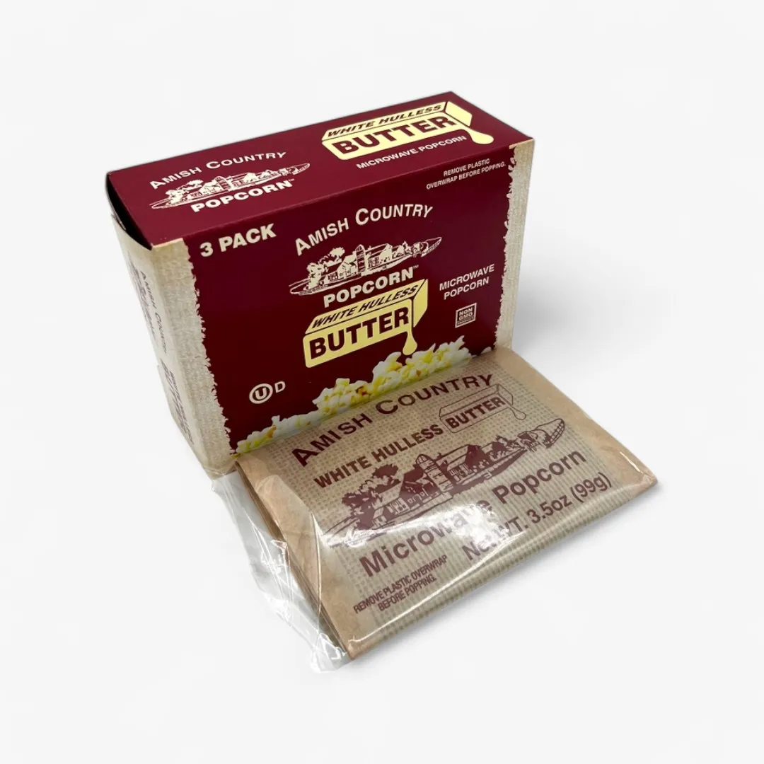 3pk Microwave Buttery White Popcorn **NEW**