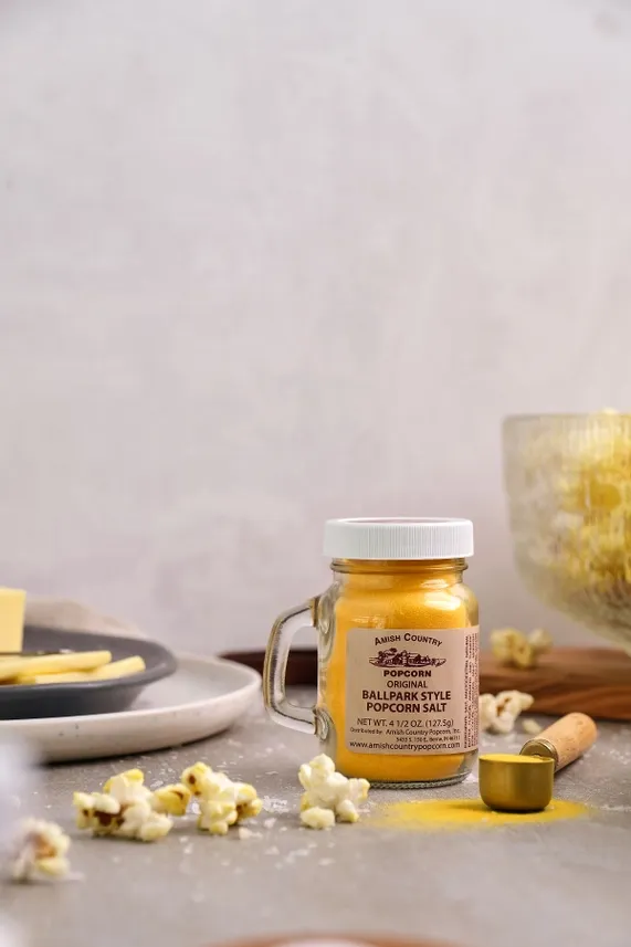 4.5oz Bottle of Ballpark-Style Popcorn Salt