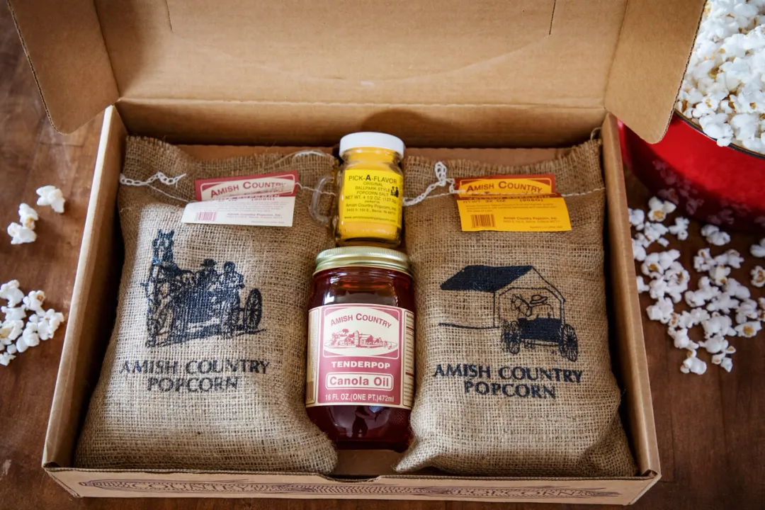 Burlap Gift Box