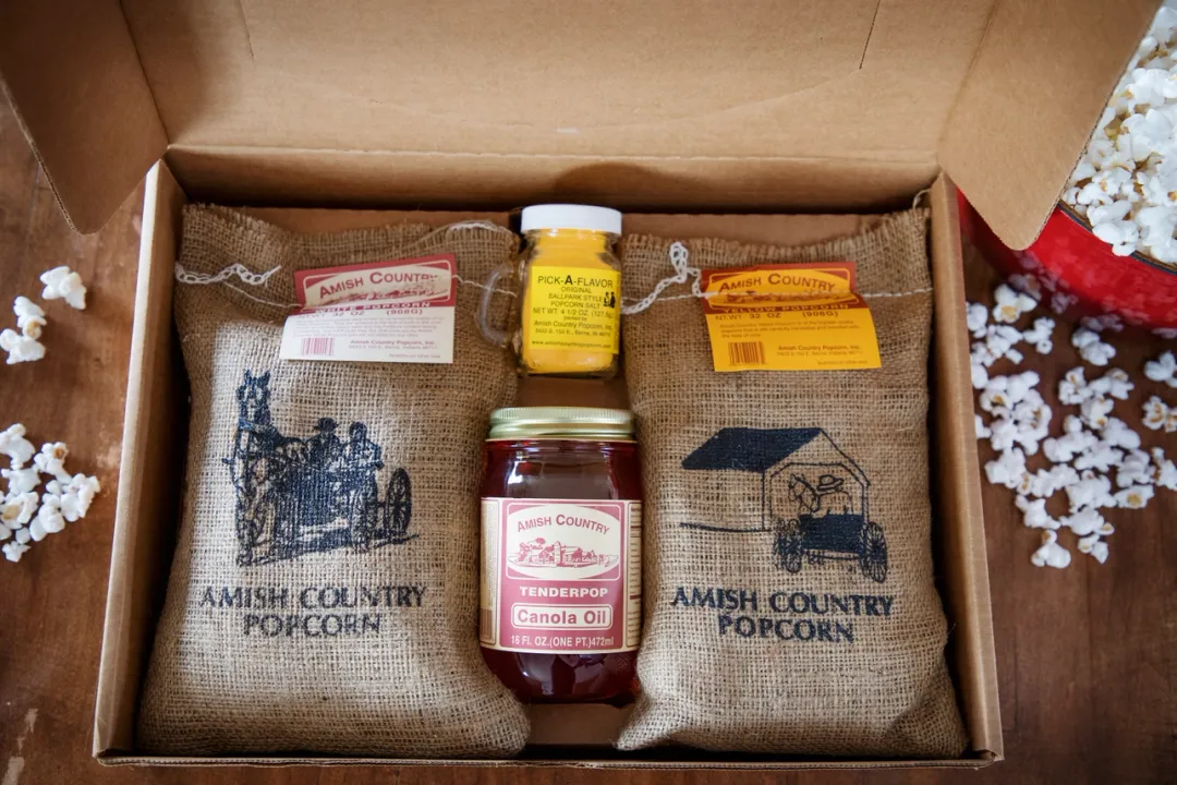 Burlap Gift Box