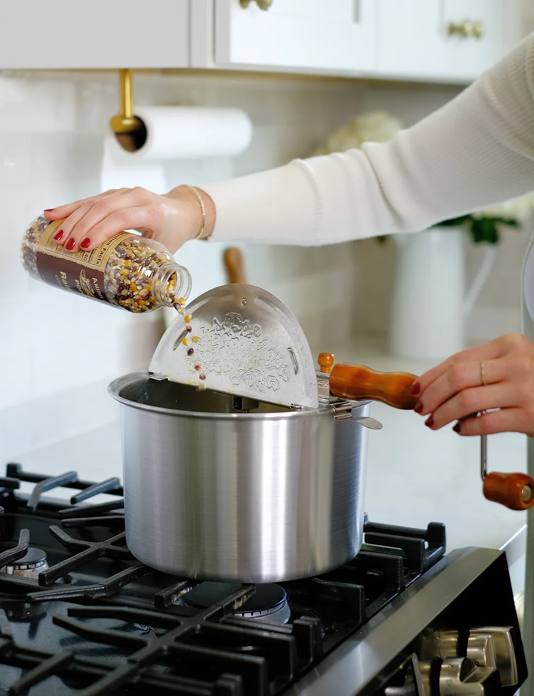6-Quart Aluminum Whirley Popper Kitchen Appliance