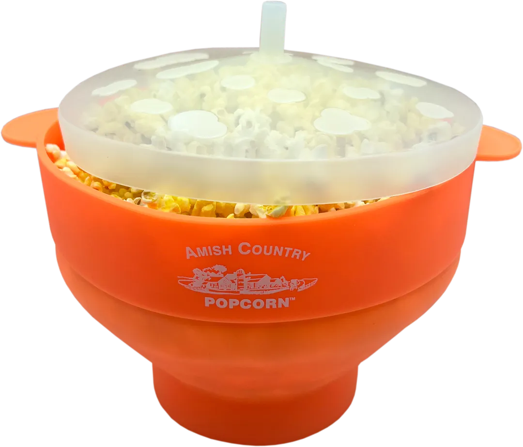 Silicone Microwave Popper (Orange)