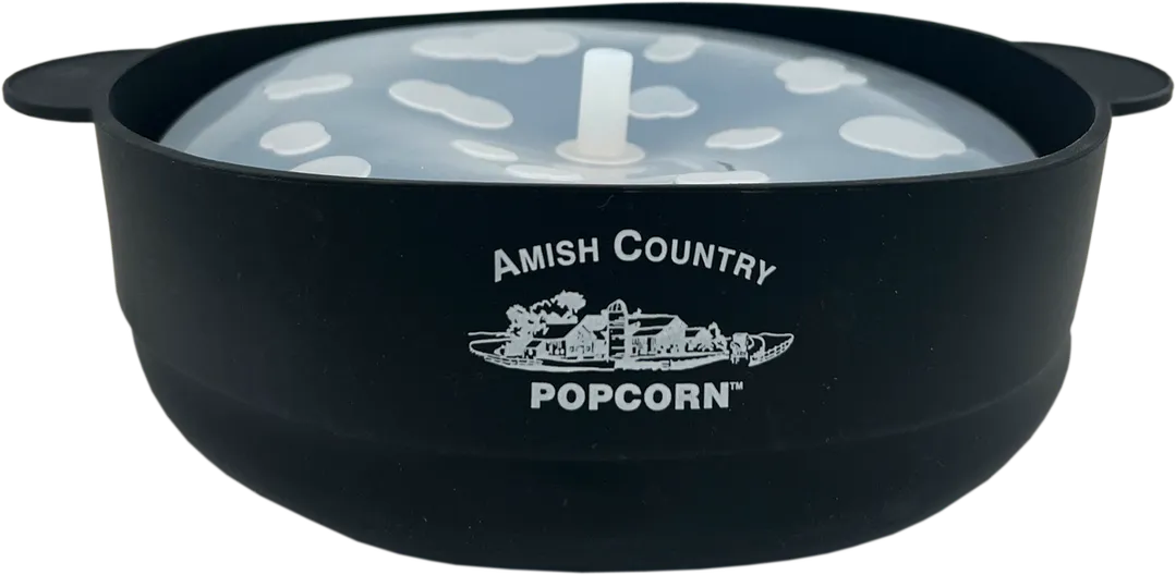Silicone Microwave Popper (Black)