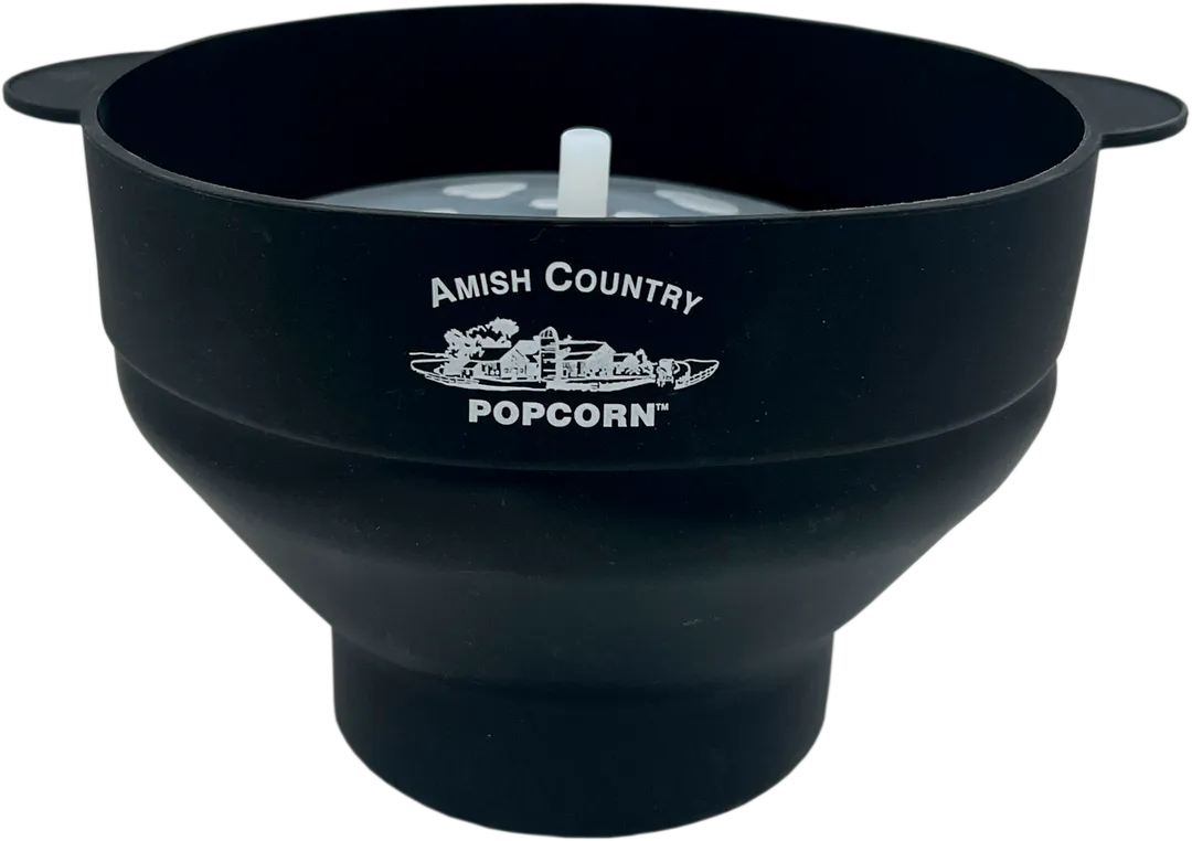 Silicone Microwave Popper (Black)