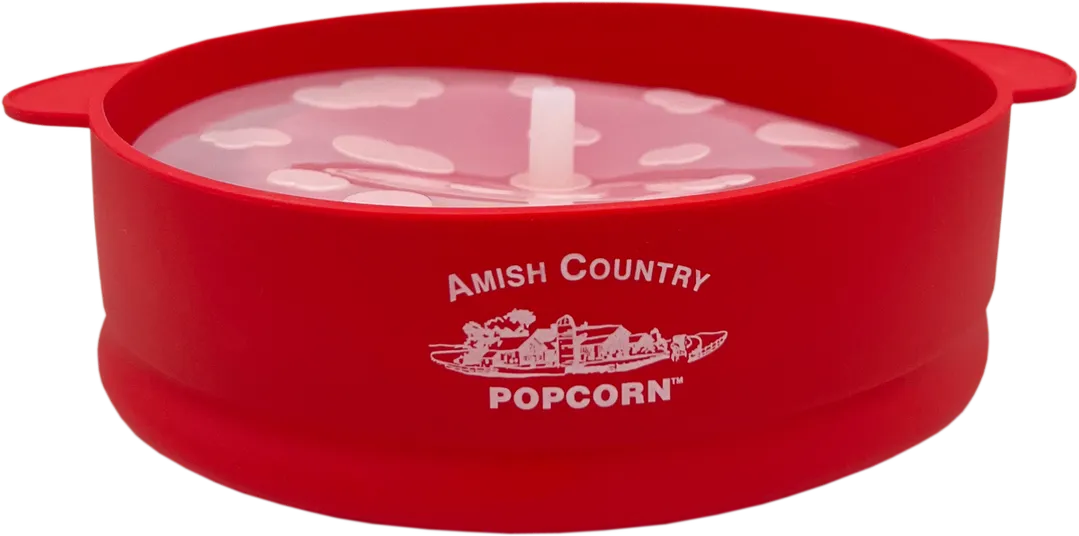 Silicone Microwave Popper (Red)