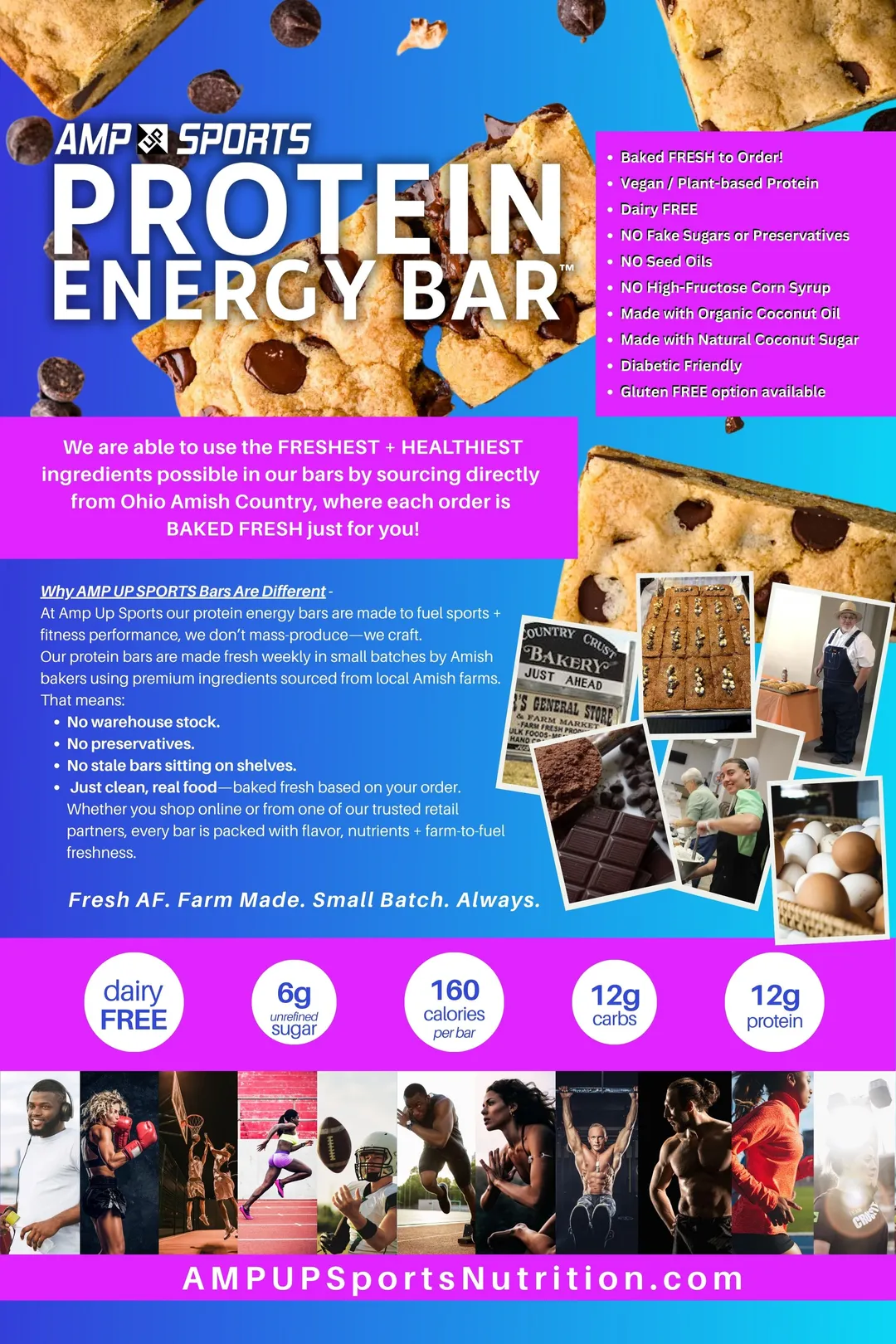 Amp Energy/Protein Bars