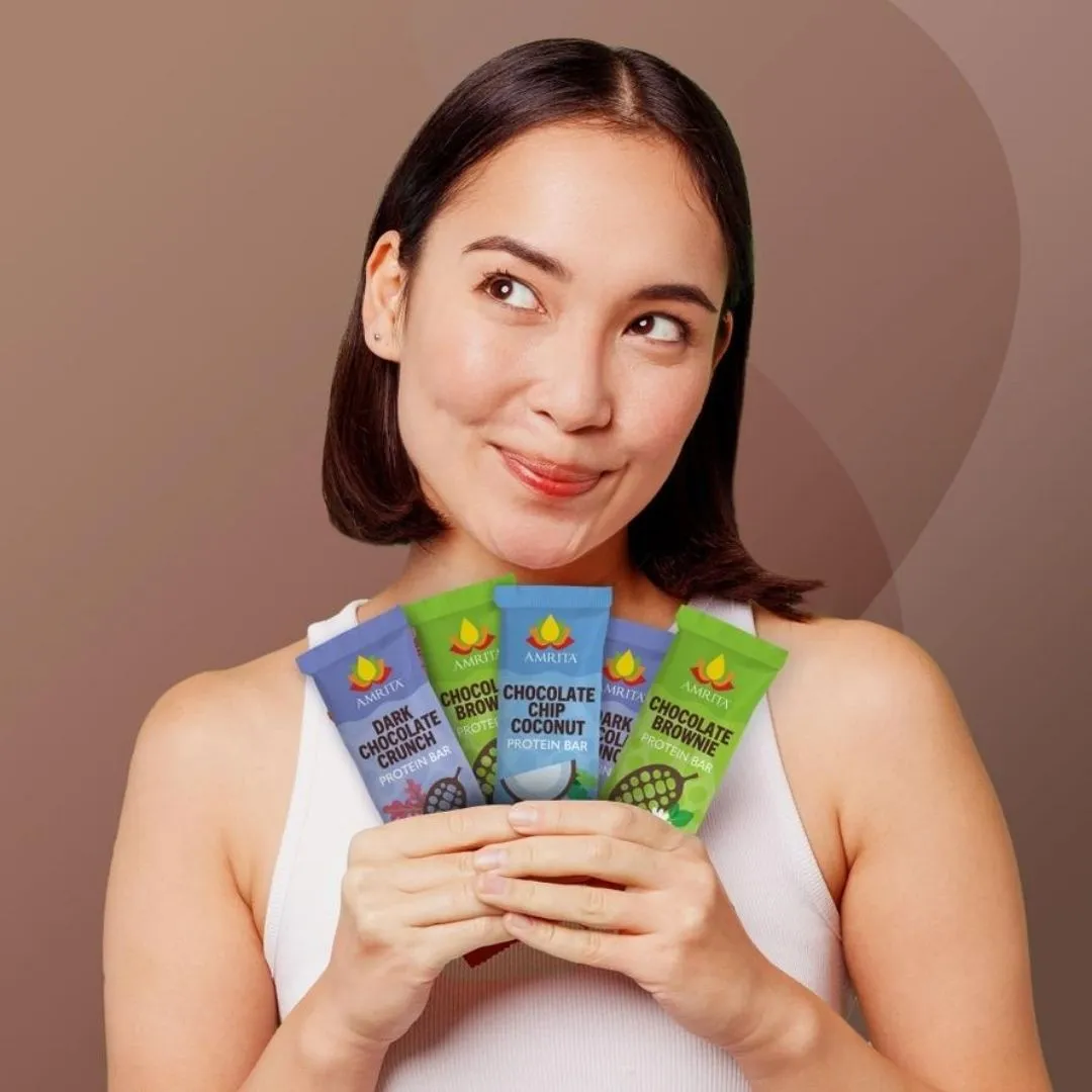 High Protein Bars - Chocolate Variety Pack, Top 9 Allergen Free, 3 Flavors (12 Bars) 