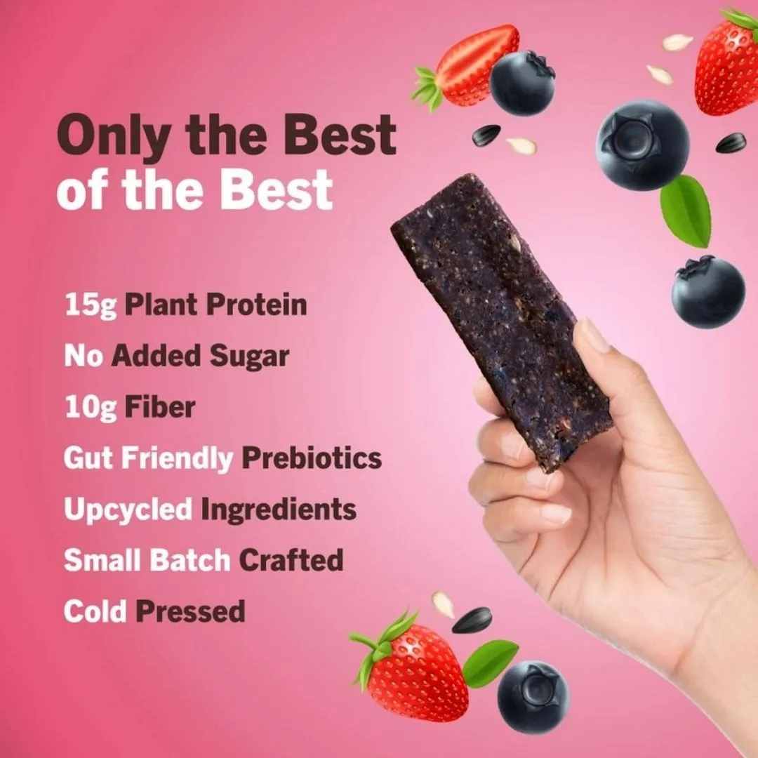 Sunflower Butter & Jelly High Protein Bars, High Fiber, Top 9 Allergen Free (12 bars)