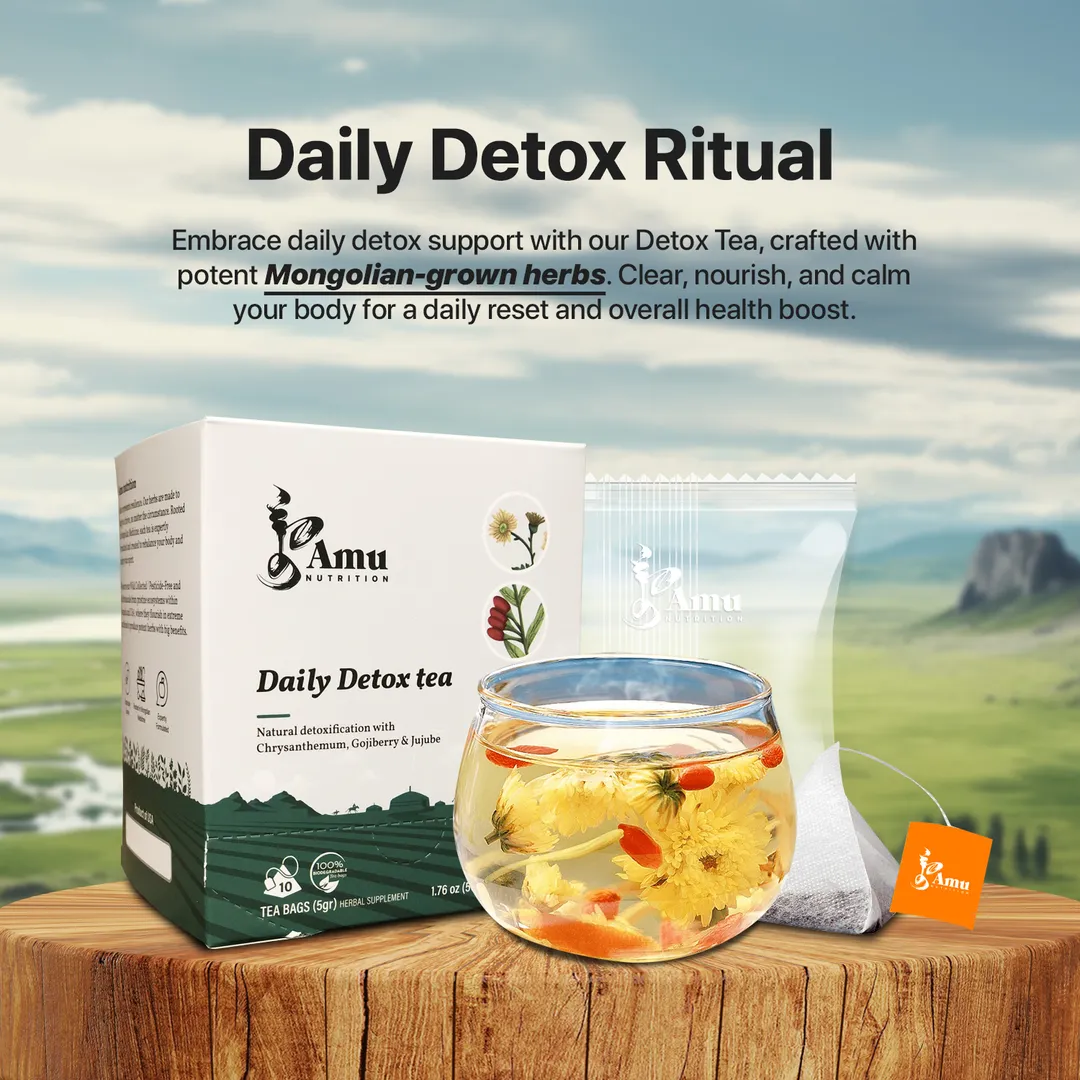 Daily Detox Health Herbal Blend Caffeine-Free Tea Bags