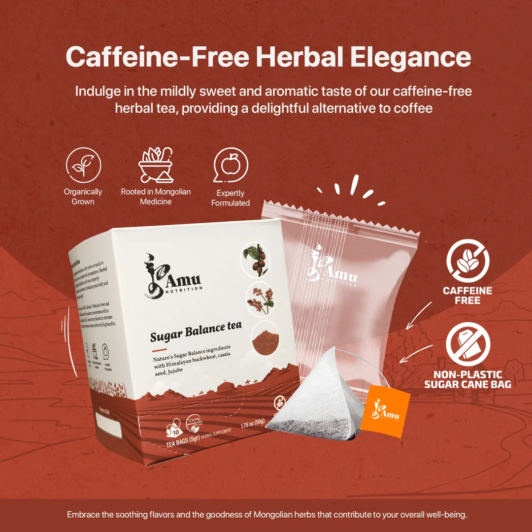 Balanced Digestion Organic Caffeine-Free Herbal Tea Bags