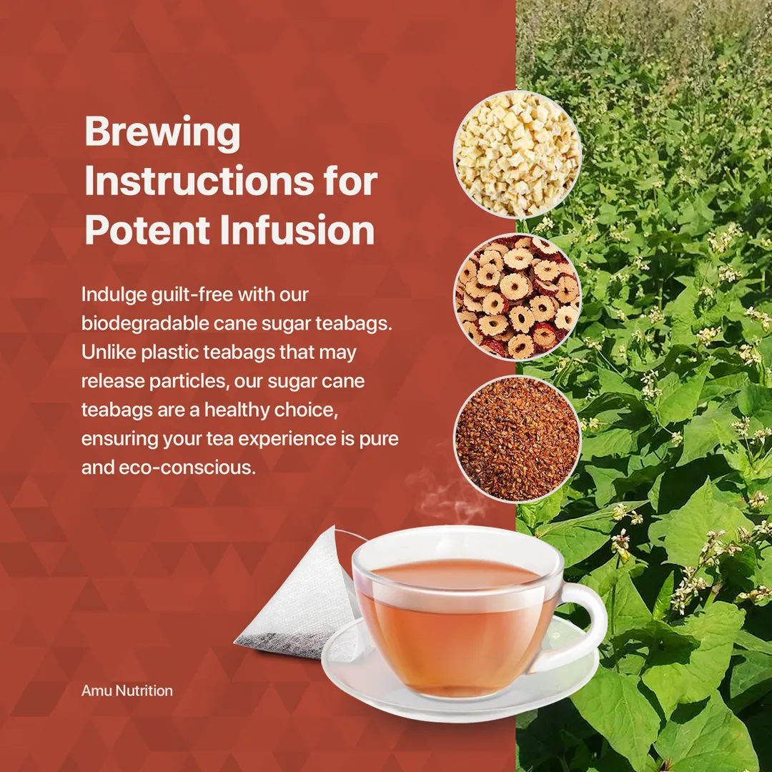Balanced Digestion Organic Caffeine-Free Herbal Tea Bags