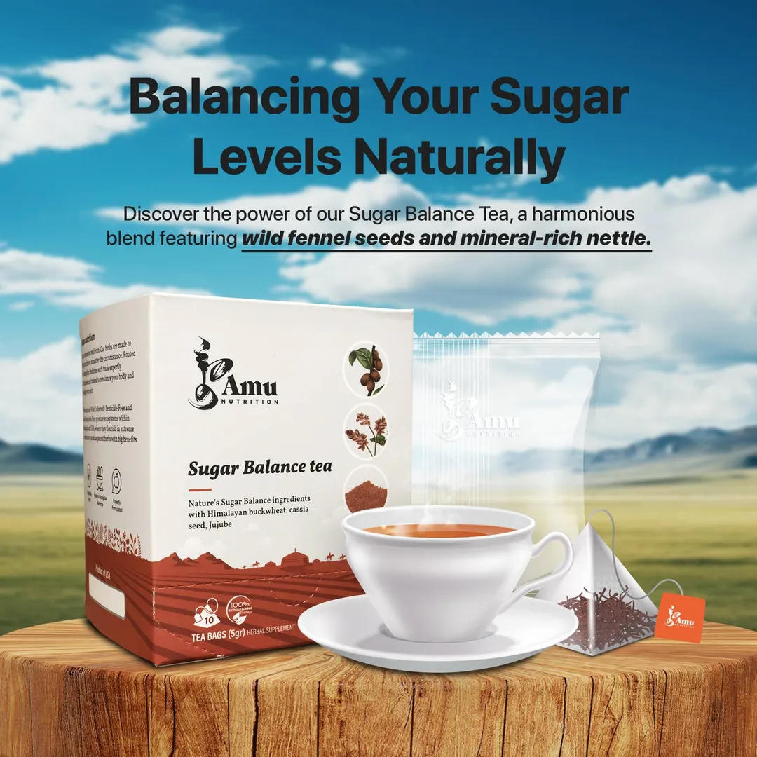 Sugar Balance Organic Caffeine-Free Herbal Blend Tea Bags