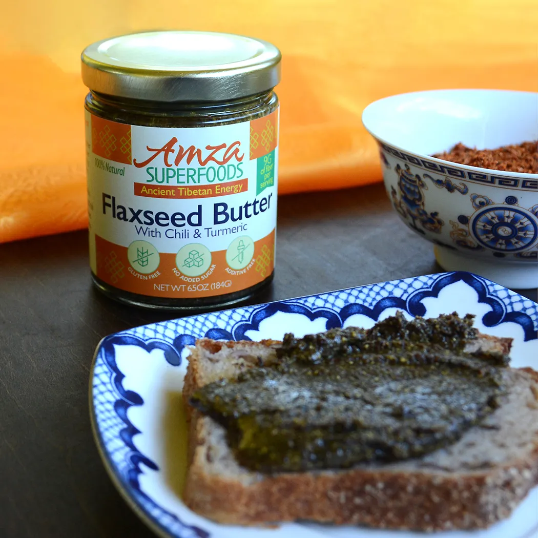 Flaxseed Butter with Chili & Turmeric