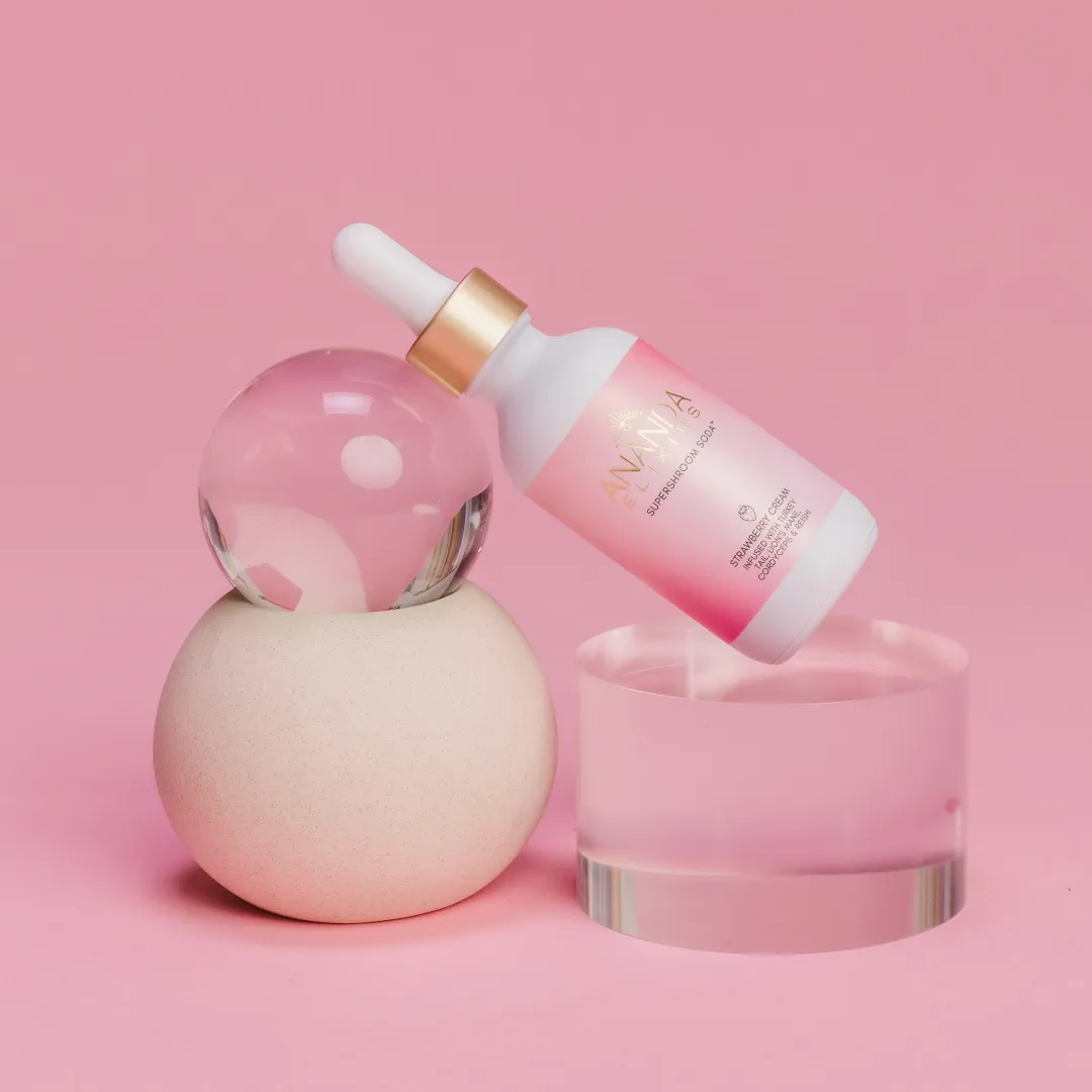 Supershroom Soda - Strawberry Cream 