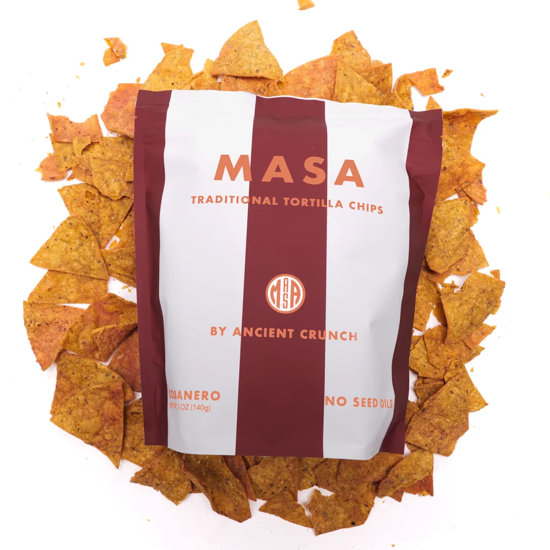 Masa Tortilla Chips - Cobanero, 5oz Bag (Case of 40)