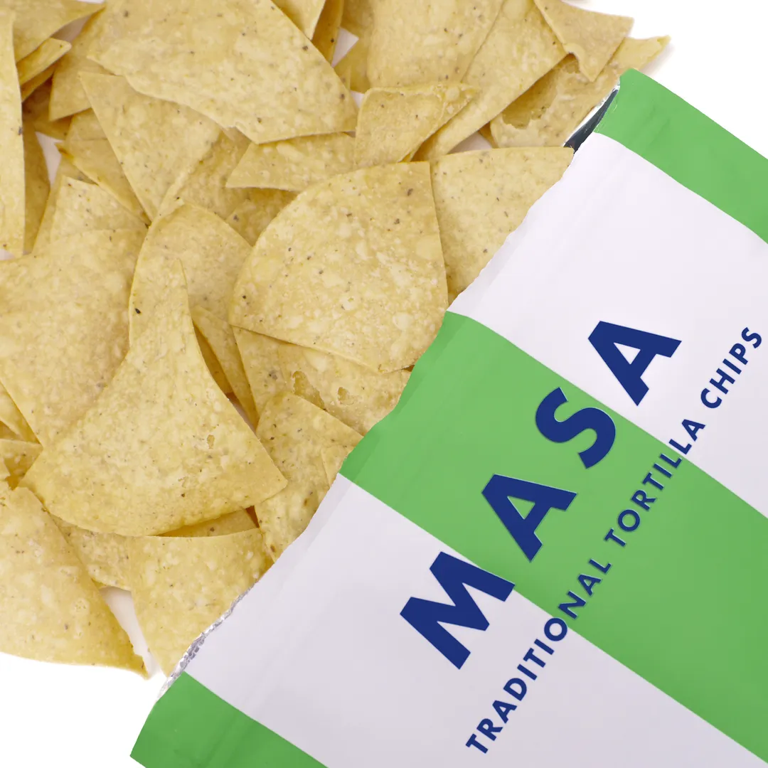 Masa Tortilla Chips - Lime, 5oz Bag (Case of 40)