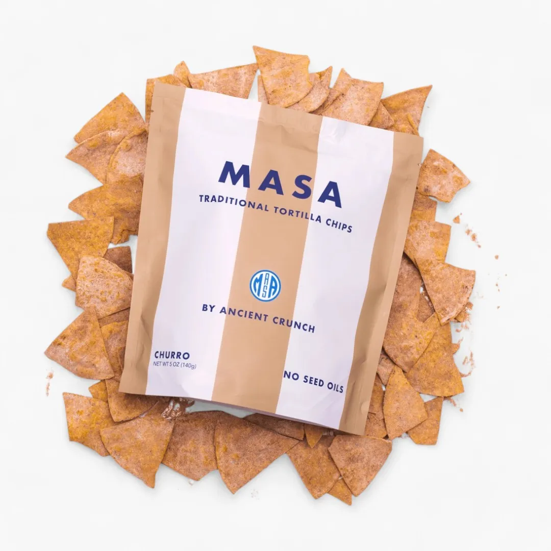 Masa Tortilla Chips - Churro, 5oz Bag (Case of 20)