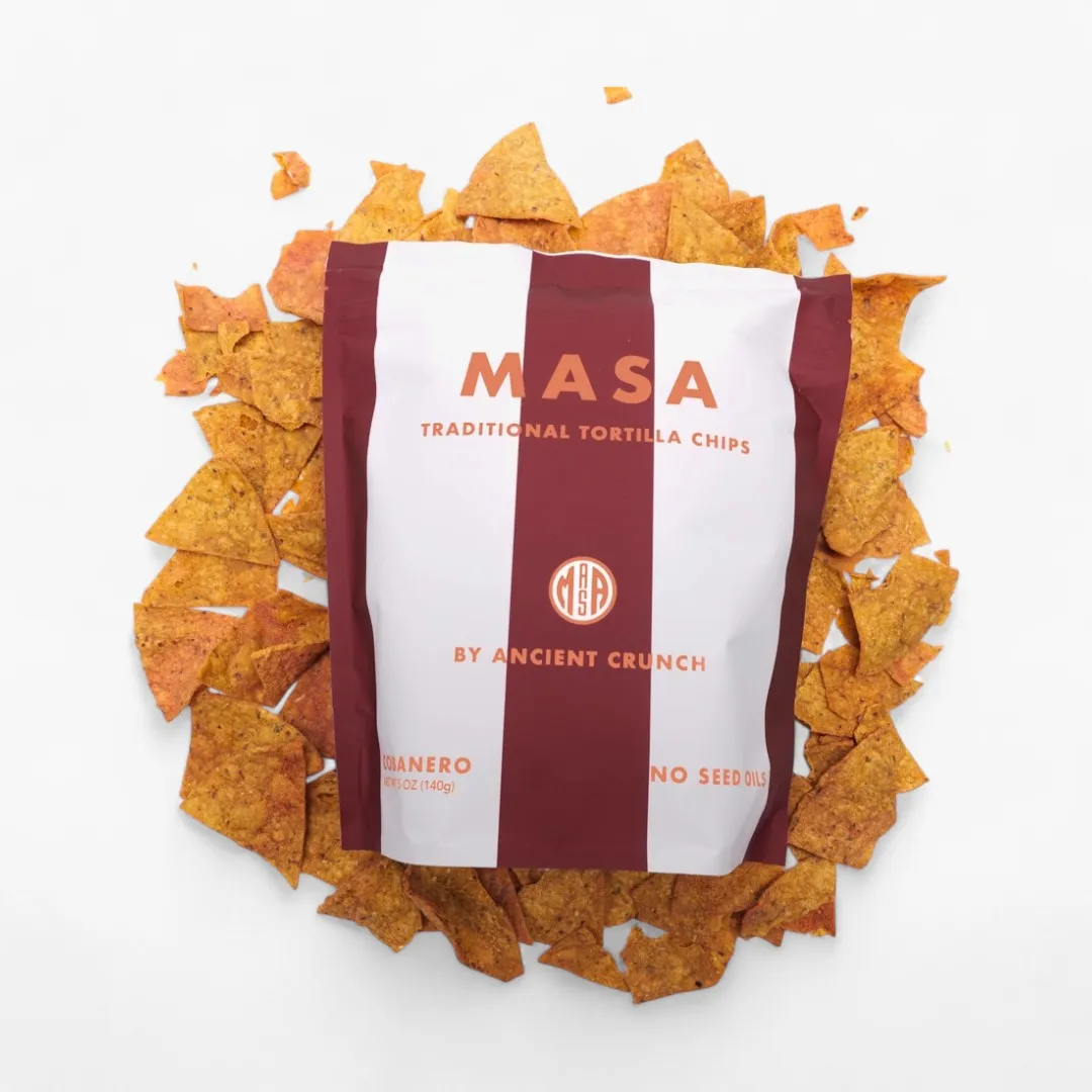 Masa Tortilla Chips - Cobanero, 5oz Bag (Case of 20)