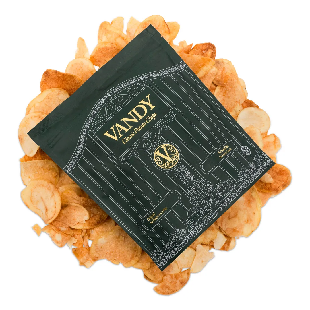 Vandy Traditional Potato Chips, 5oz Bag (Case of 20)