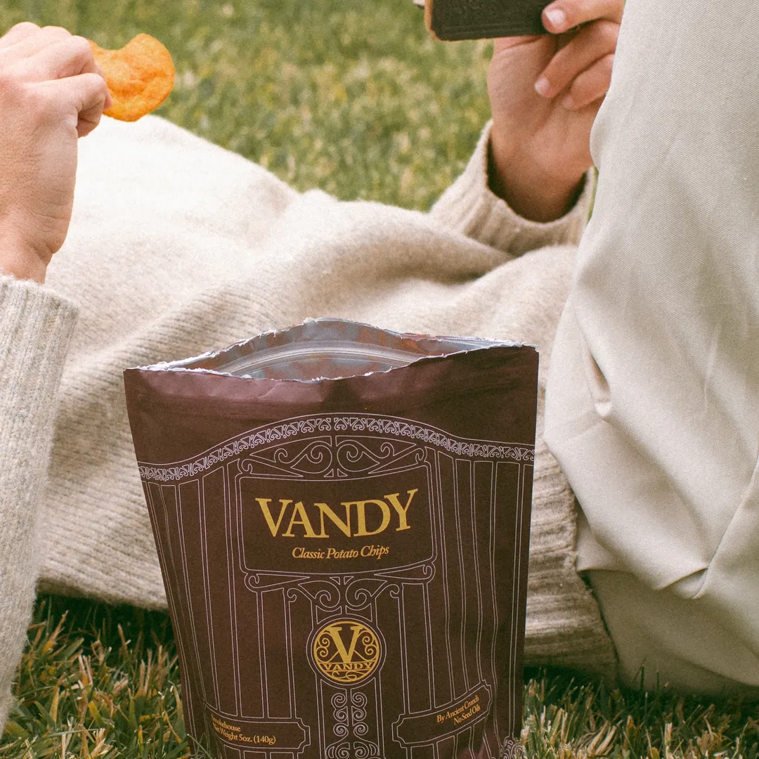 Vandy Potato Chips, Smokehouse BBQ, 5oz Bag (Case of 20)