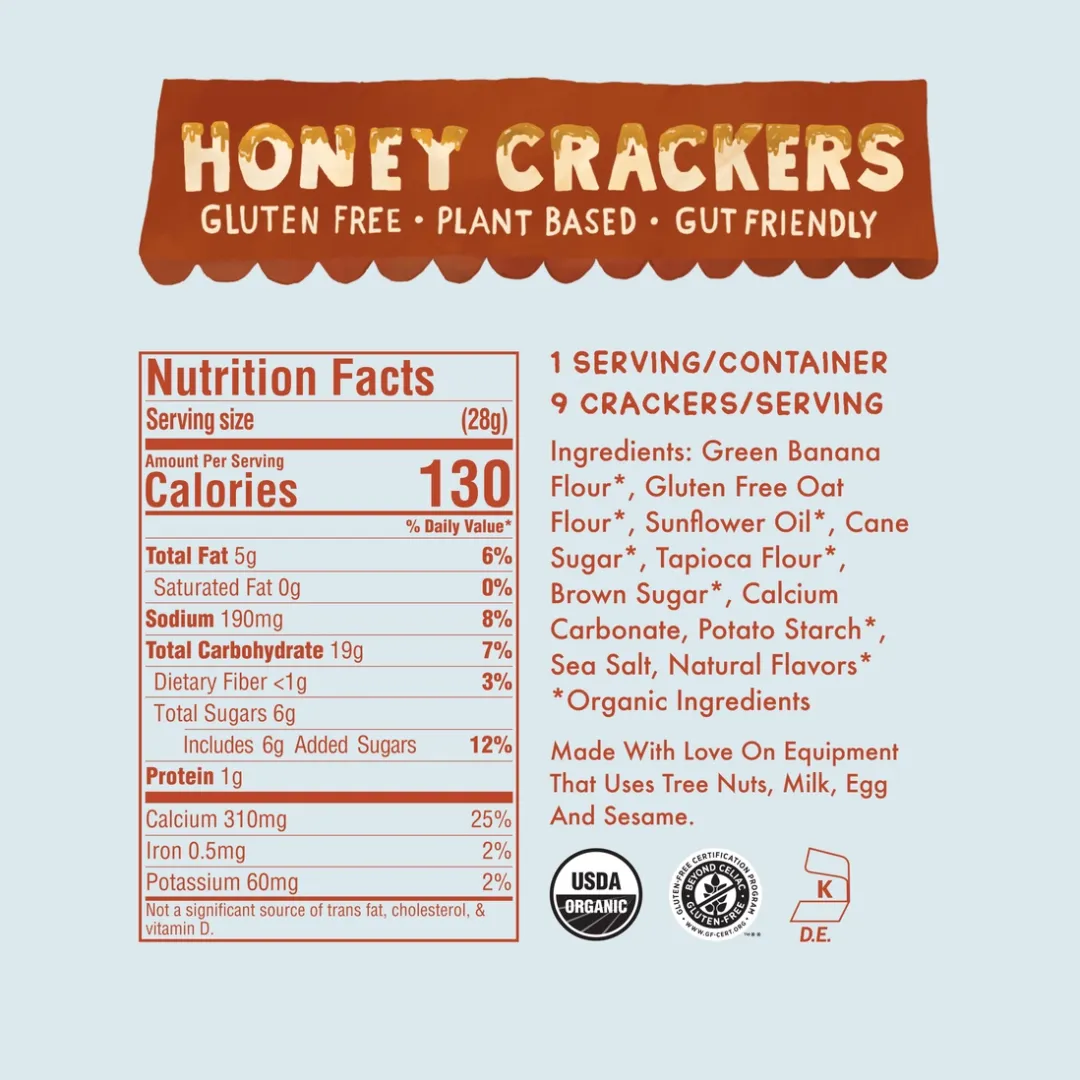 Honey Graham Crackers | 1oz Snack Pack