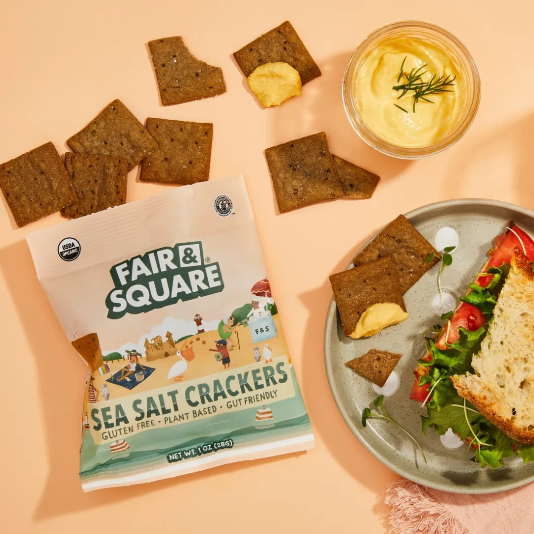 Sea Salt Crackers | 1oz Snack Pack