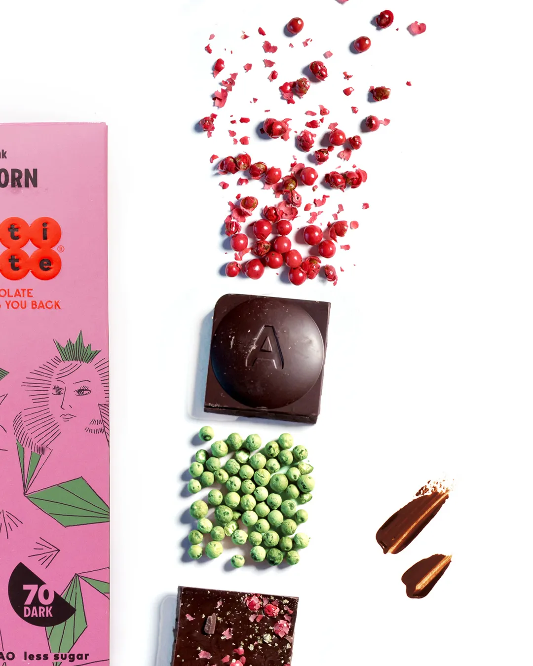 Antidote Chocolate Queen P: Green + Pink Peppercorn