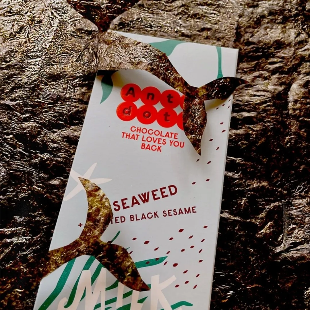 Antidote Chocolate Mermaid: Seaweed + Black Sesame Milk Choc