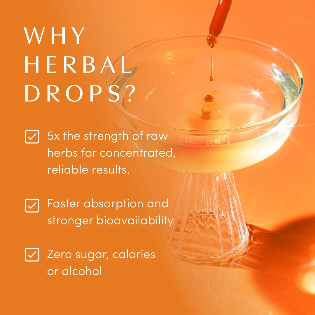 Never Been Bitter® Non-Alcoholic Gut & Digestion Herbal Bitters Drops (1.22 fl oz/30 ml)