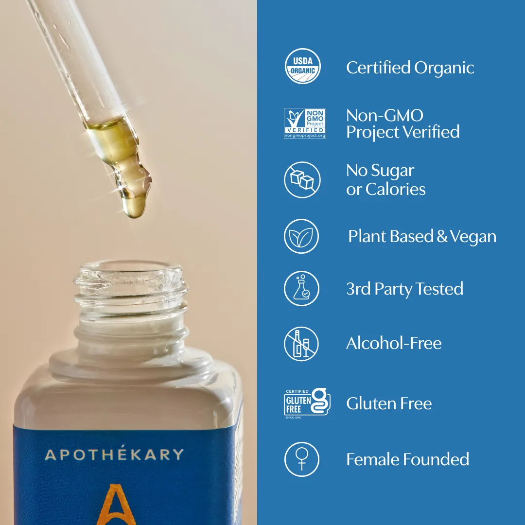 Take the Edge Off™ Non-Alcoholic White Wine Inspired Herbal Drops (4.07 fl oz/100 ml)