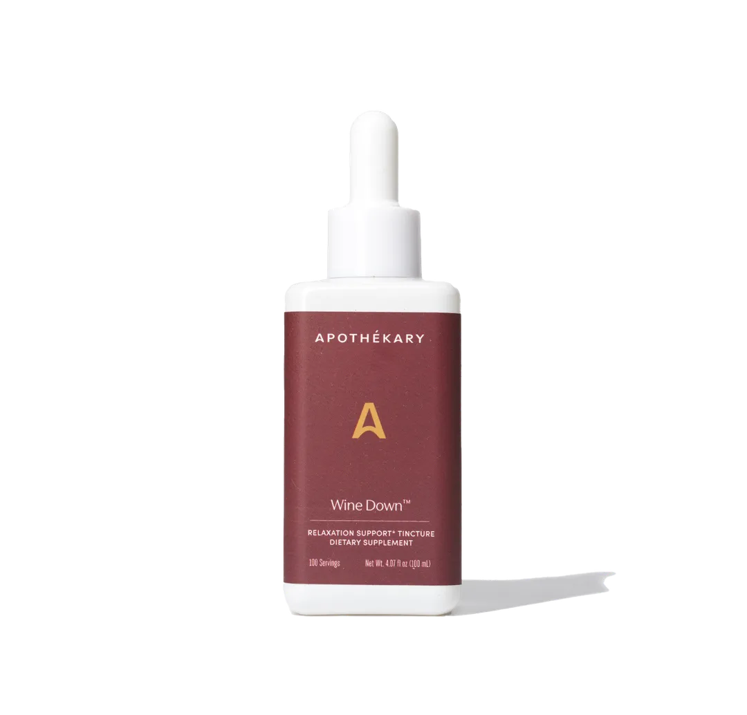 Wine Down™ Non-Alcoholic Red Wine Inspired Herbal Drops (4.07 fl oz/100 ml)