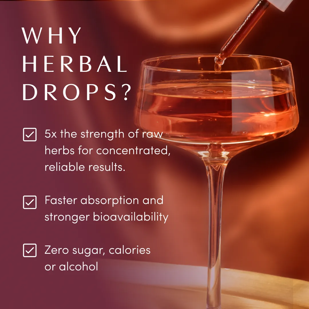 Wine Down™ Non-Alcoholic Red Wine Inspired Herbal Drops (4.07 fl oz/100 ml)