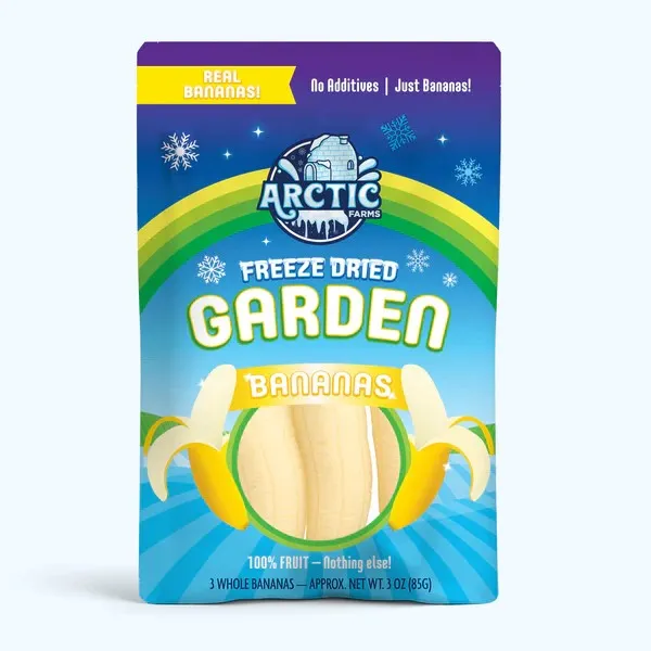 Freeze Dried Whole Banana (100% Real Fruit) (Large Bag)