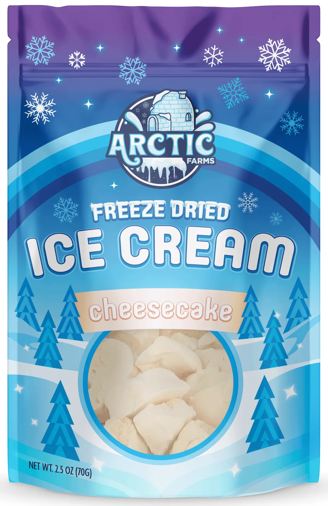 Freeze Dried Ice Cream (Cheesecake) (Large Bag, 2.5oz)