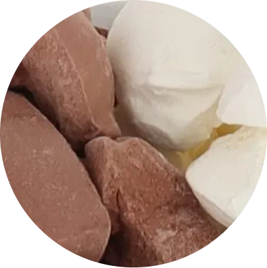 Premium Freeze Dried Ice Cream (Clean Label) (Vanilla Chocolate) (Small Bag, 1oz)