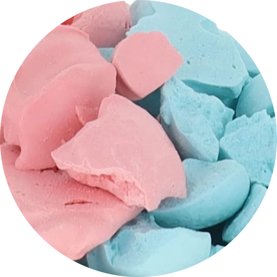 Freeze Dried Ice Cream (Cotton Candy Mix) (Large Bag, 2.5oz)