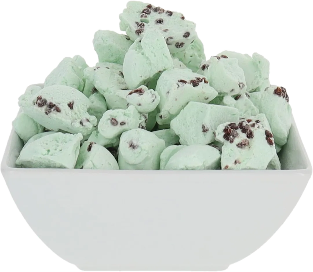 Freeze Dried Ice Cream (Mint Chip) (Large Bag, 2.5oz)