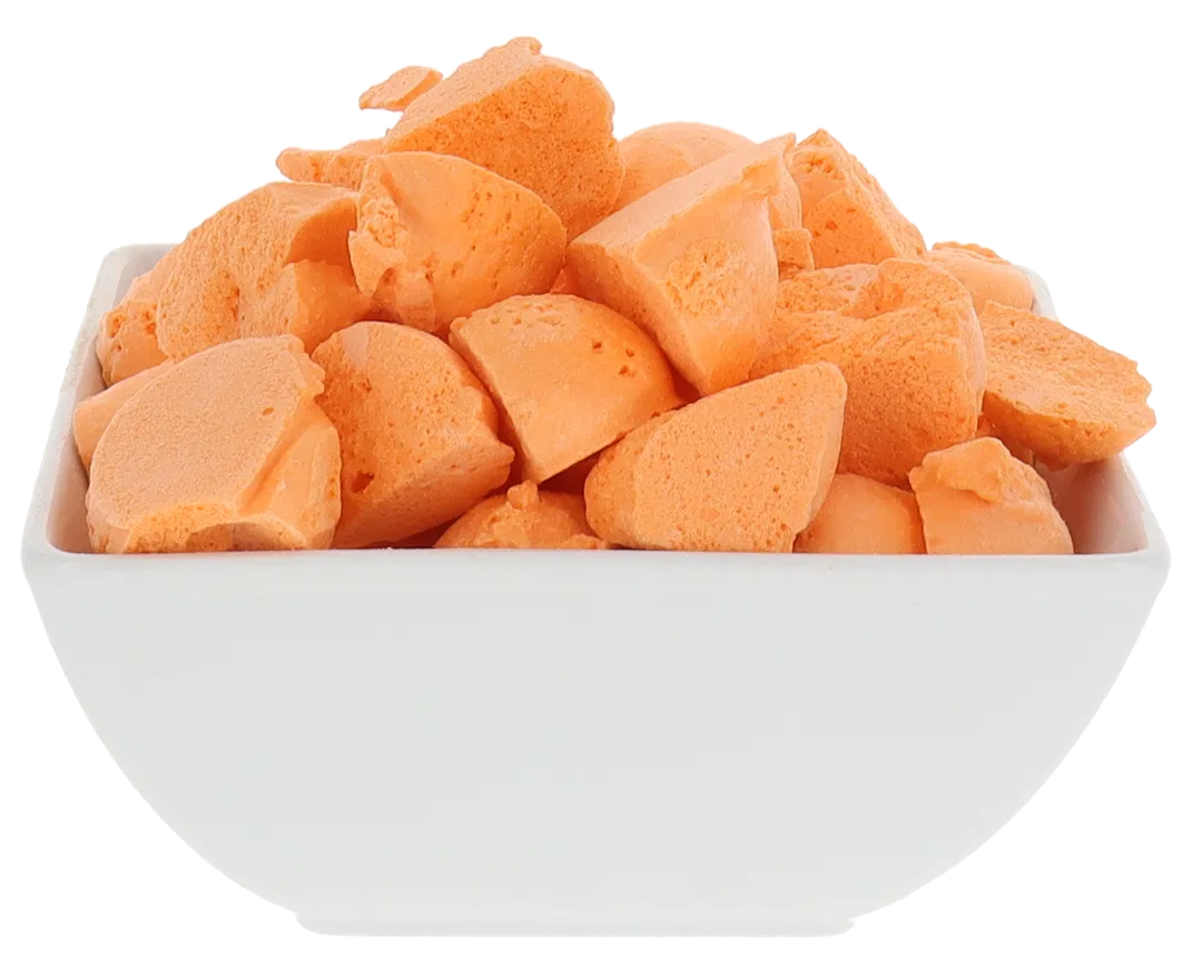 Freeze Dried Ice Cream (Orange) (Large Bag, 2.5oz)