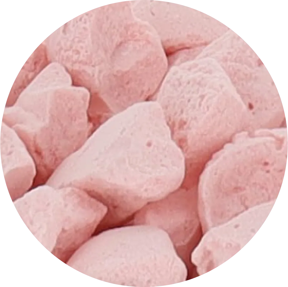 Freeze Dried Ice Cream (Red Raspberry) (Large Bag, 2.5oz)
