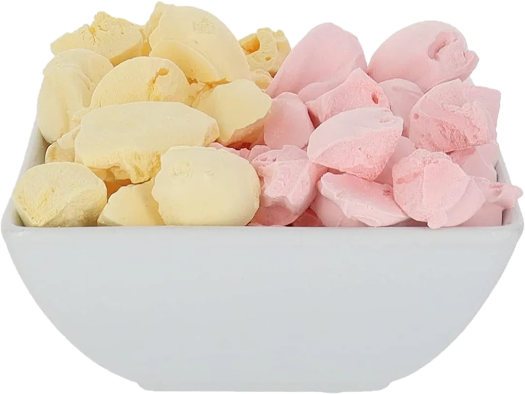 Freeze Dried Ice Cream (Strawberry Banana) (Large Bag, 2.5oz)