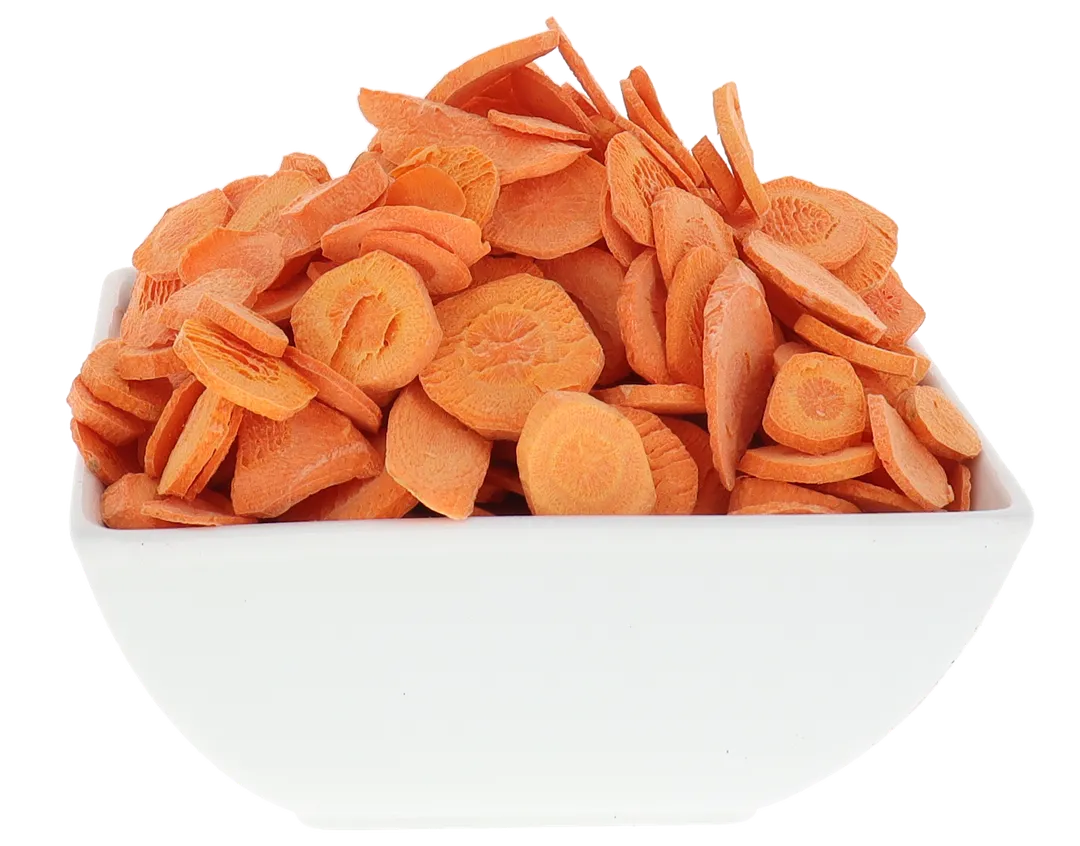 Freeze Dried Carrot Chips (100% Real Veggie) (Large Bag)