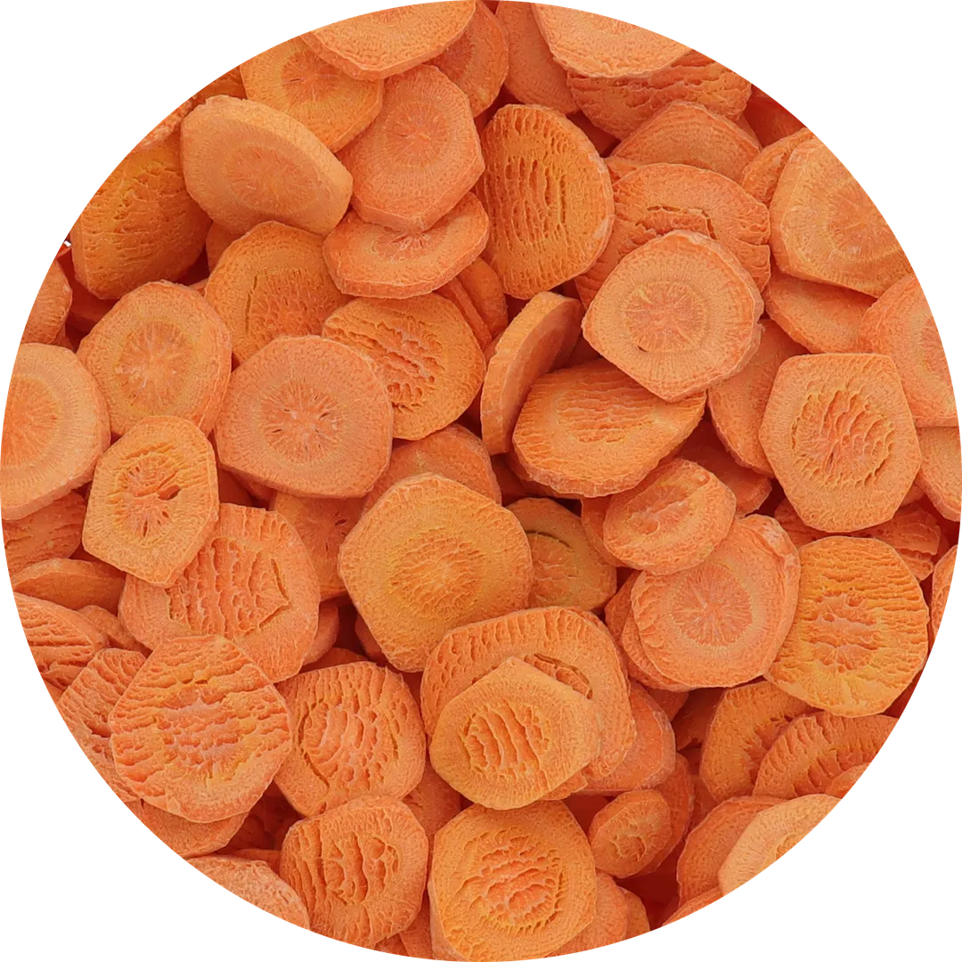 Freeze Dried Carrot Chips (100% Real Veggie) (Small Bag)