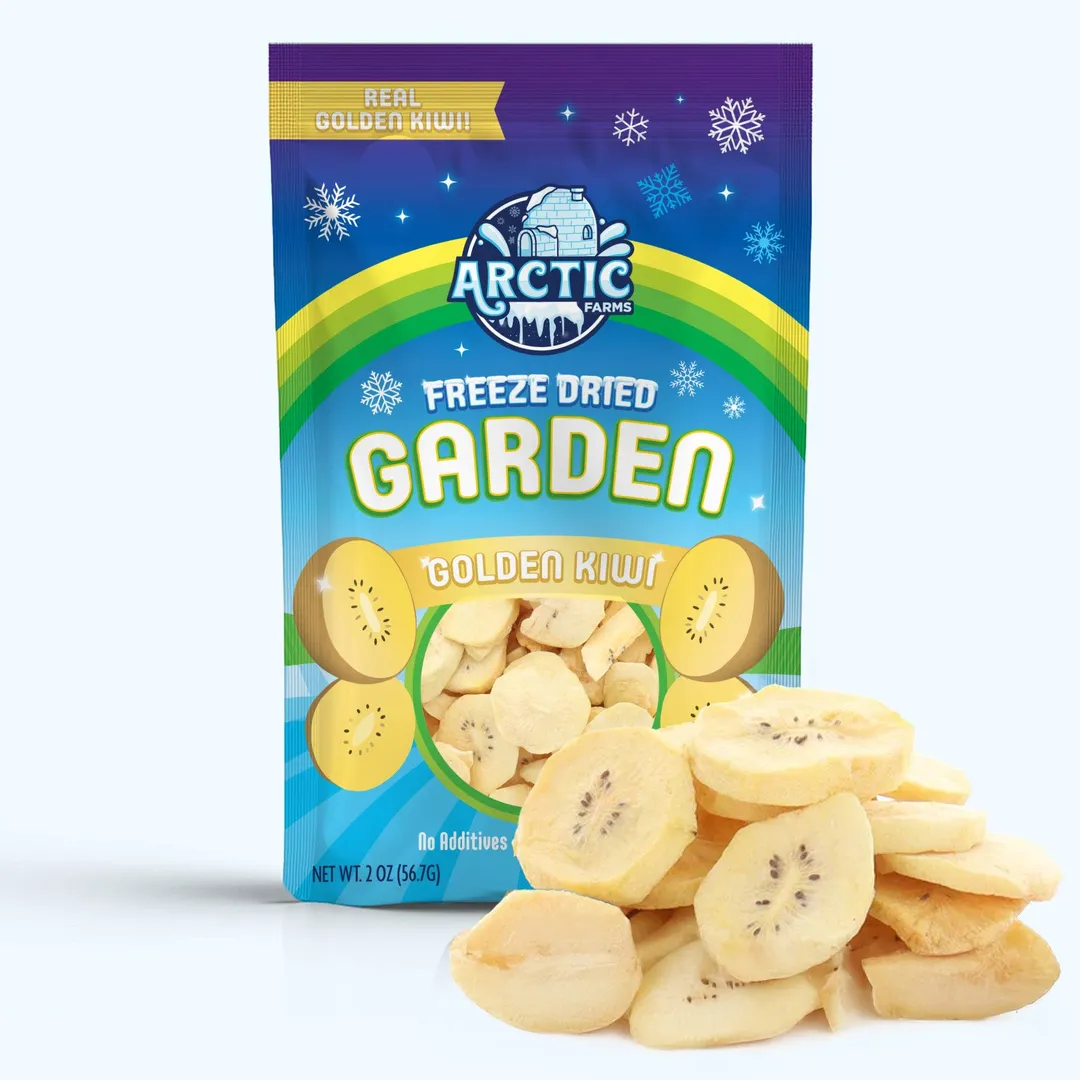 Freeze Dried Golden Kiwi (100% Real Fruit) (Small Bag)