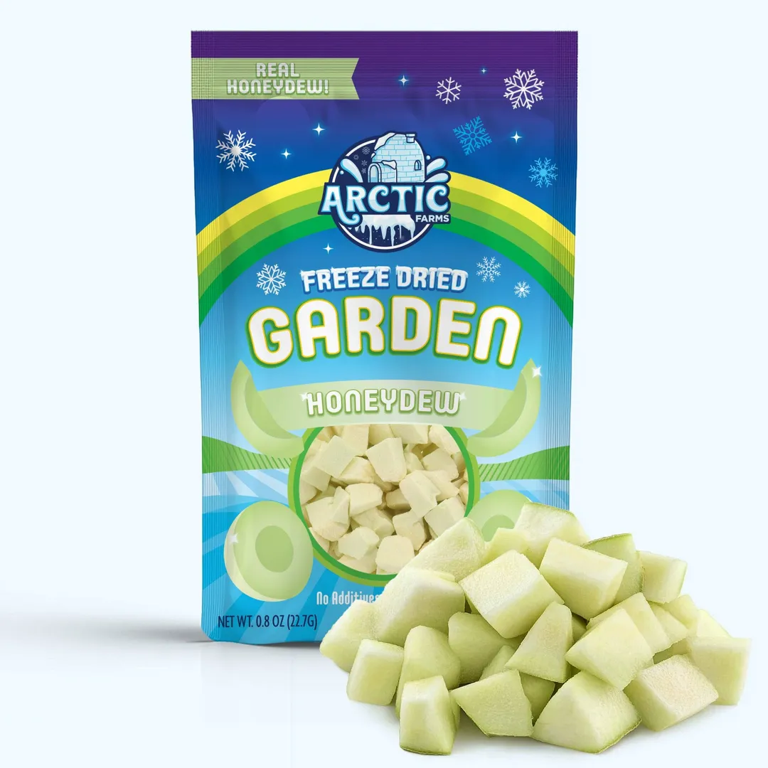 Freeze Dried Honeydew Melon (100% Real Fruit) (Small Bag)